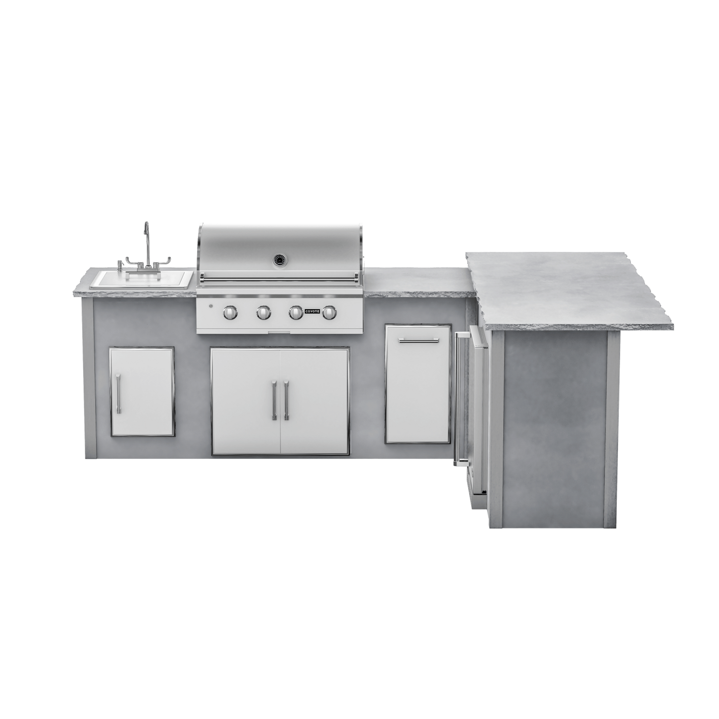 Modern Concrete Gray, Right