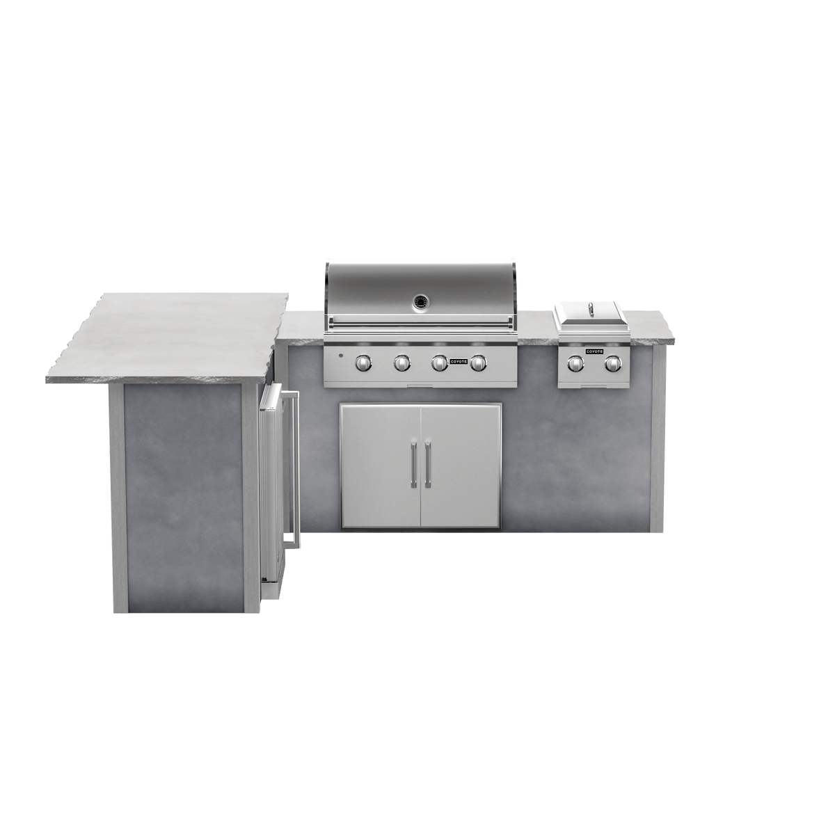 Modern Concrete Gray, Left