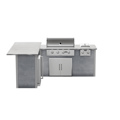 Modern Concrete Gray, Left
