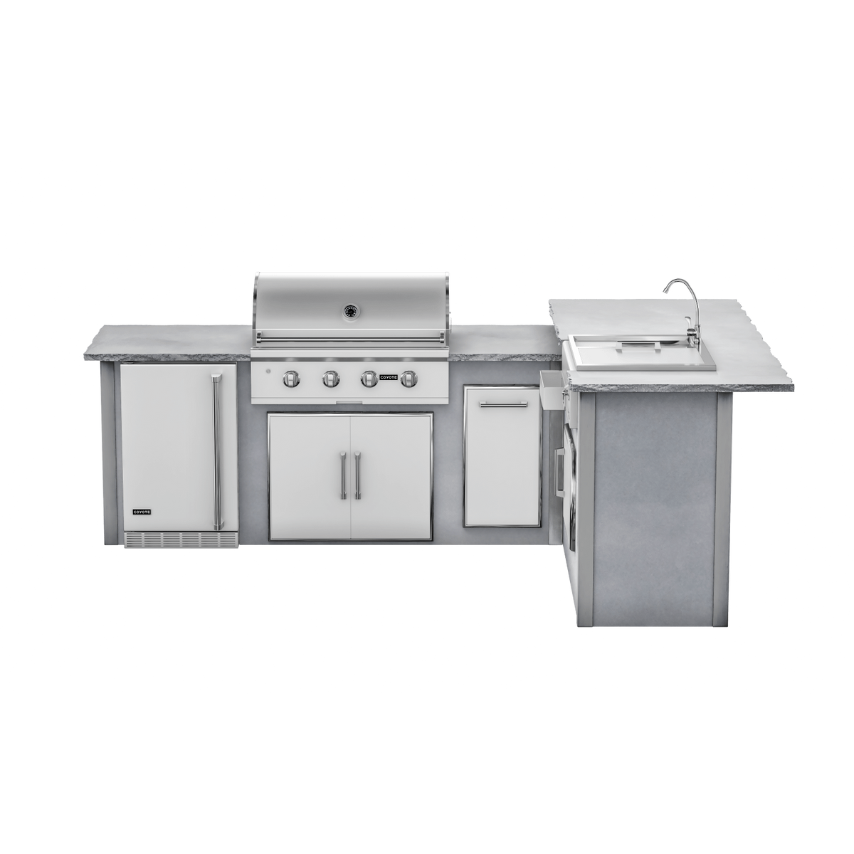 Modern Concrete Gray, Right