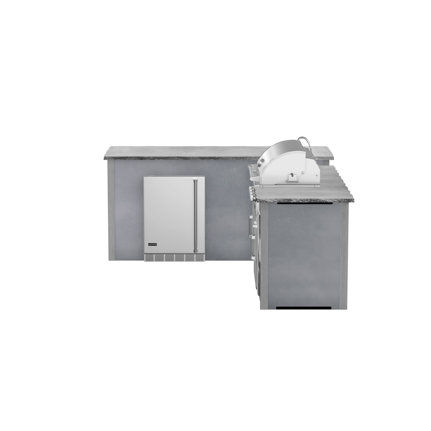 Modern Concrete Gray, Left