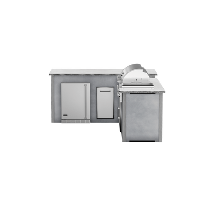 Modern Concrete Gray, Left