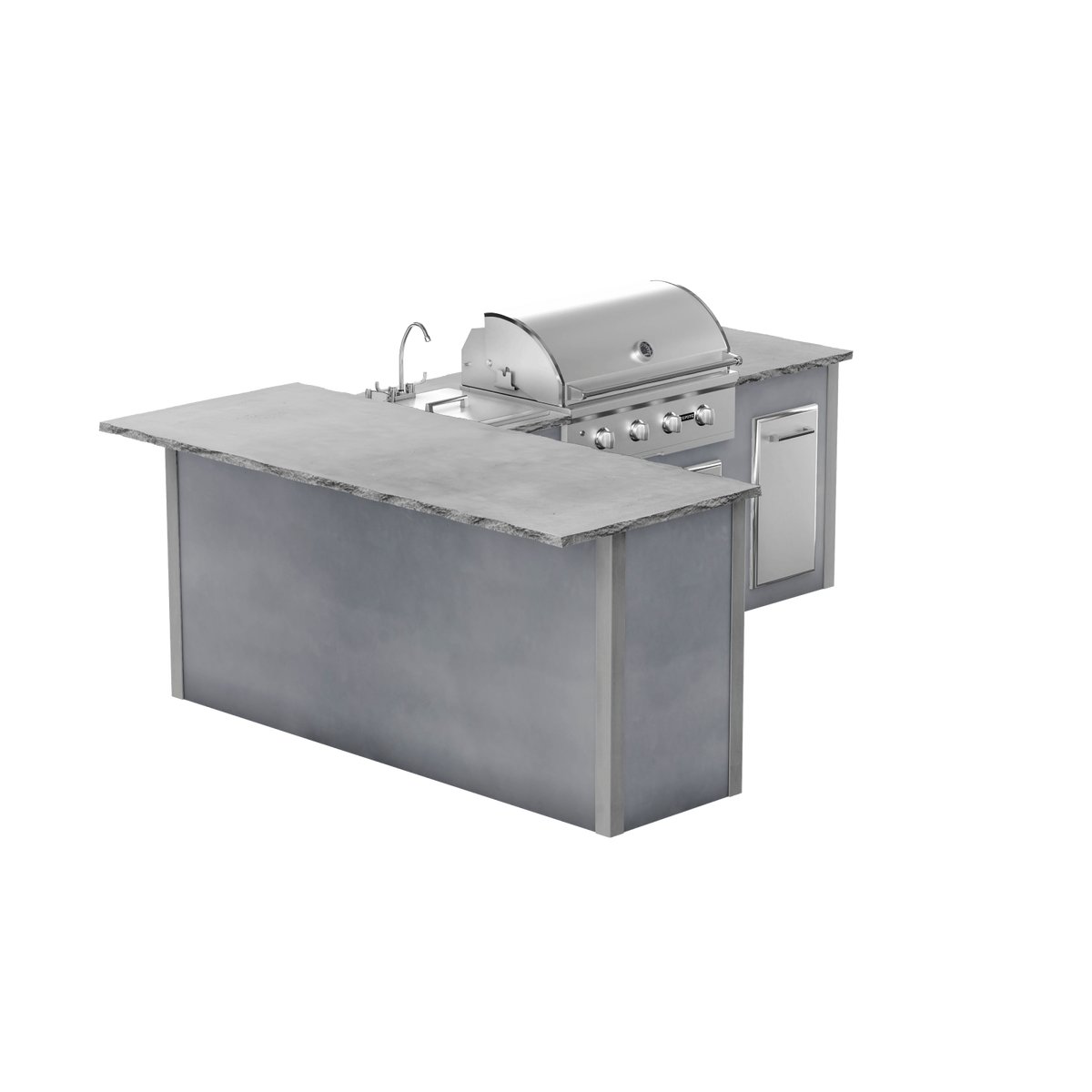 Modern Concrete Gray, Left