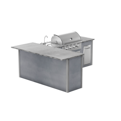 Modern Concrete Gray, Left