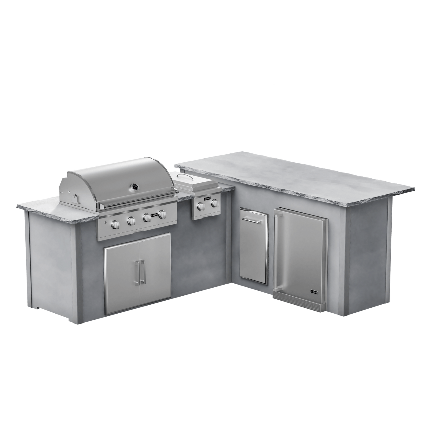 Modern Concrete Gray, Righ