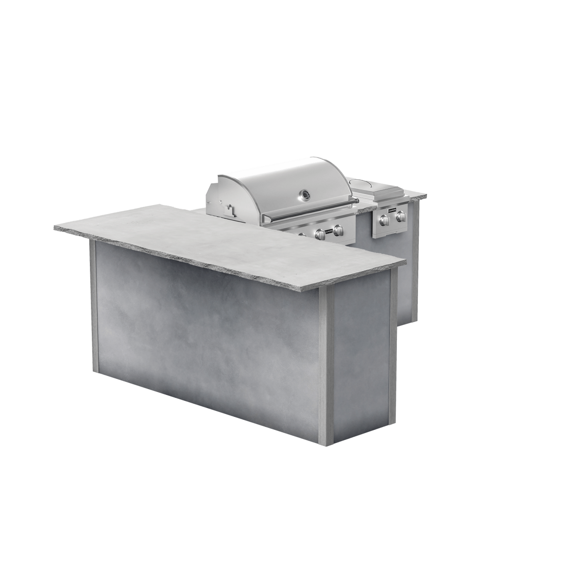 Modern Concrete Gray, Left