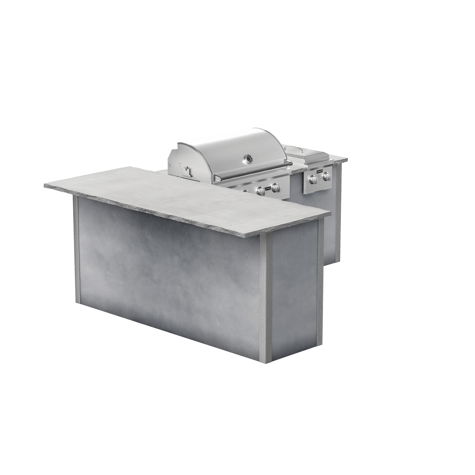 Modern Concrete Gray, Left