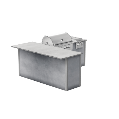 Modern Concrete Gray, Left