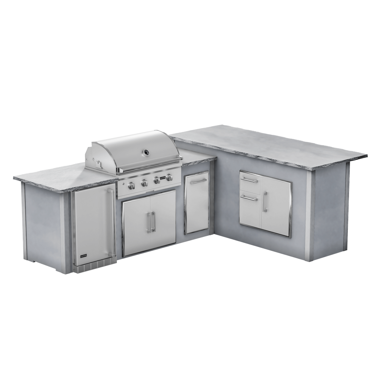 Modern Concrete Gray, Right
