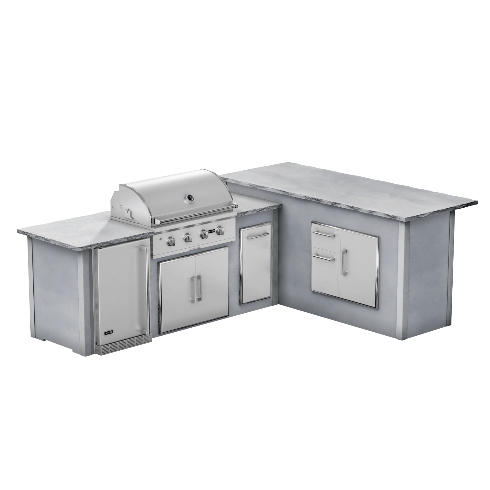 Modern Concrete Gray, Right