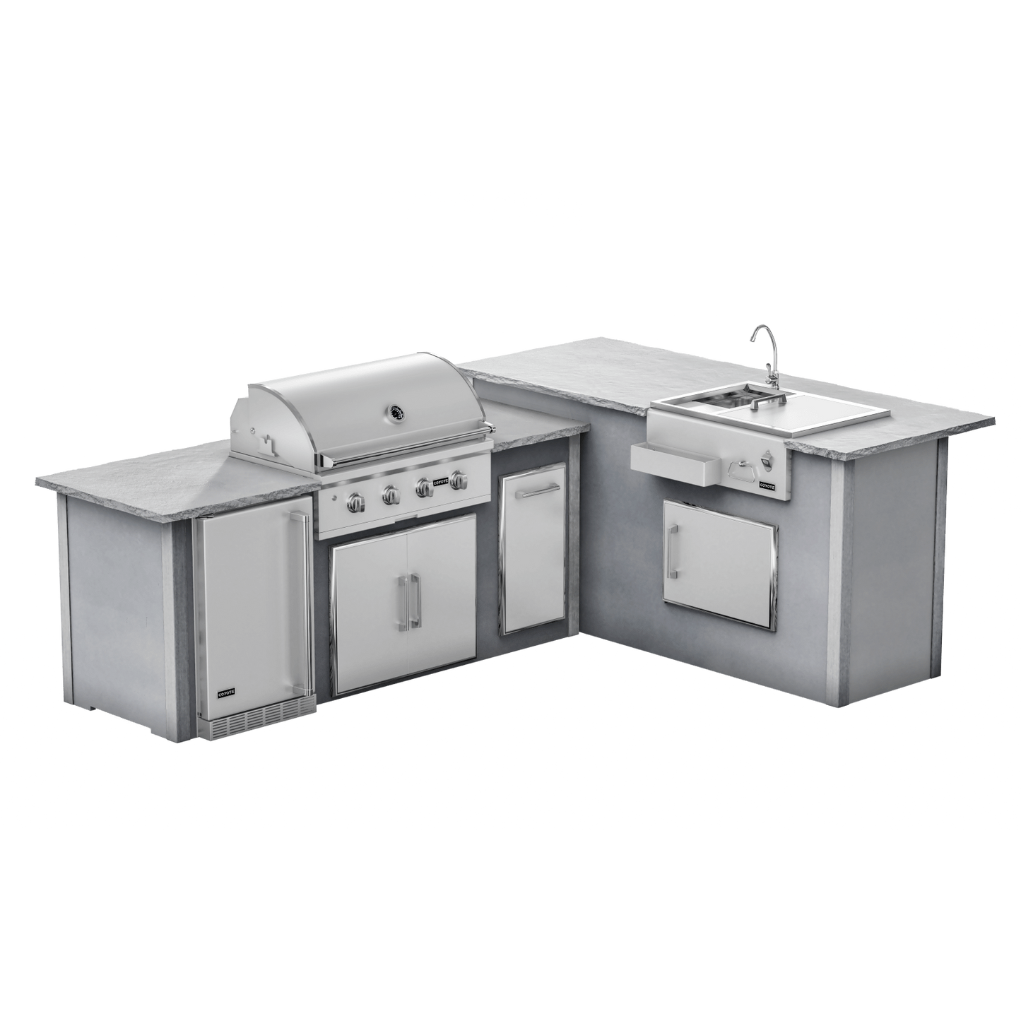Modern Concrete Gray, Right