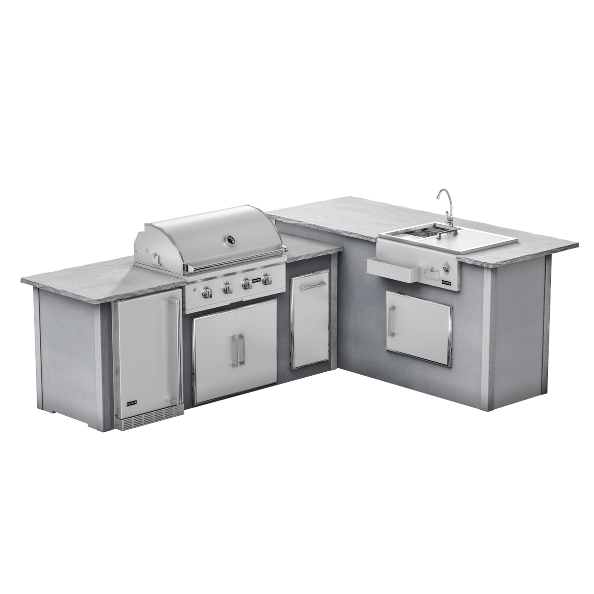 Modern Concrete Gray, Right