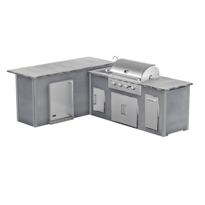 Modern Concrete Gray, Left
