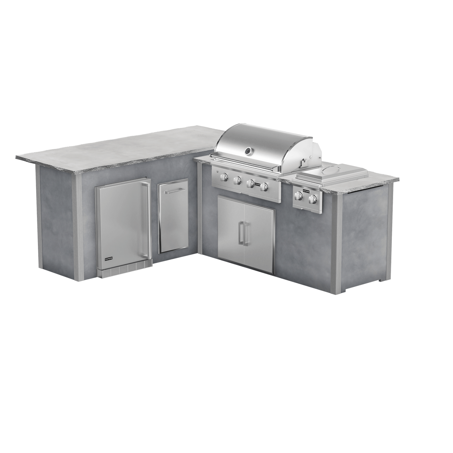 Modern Concrete Gray, Left