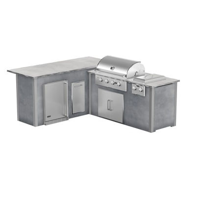Modern Concrete Gray, Left
