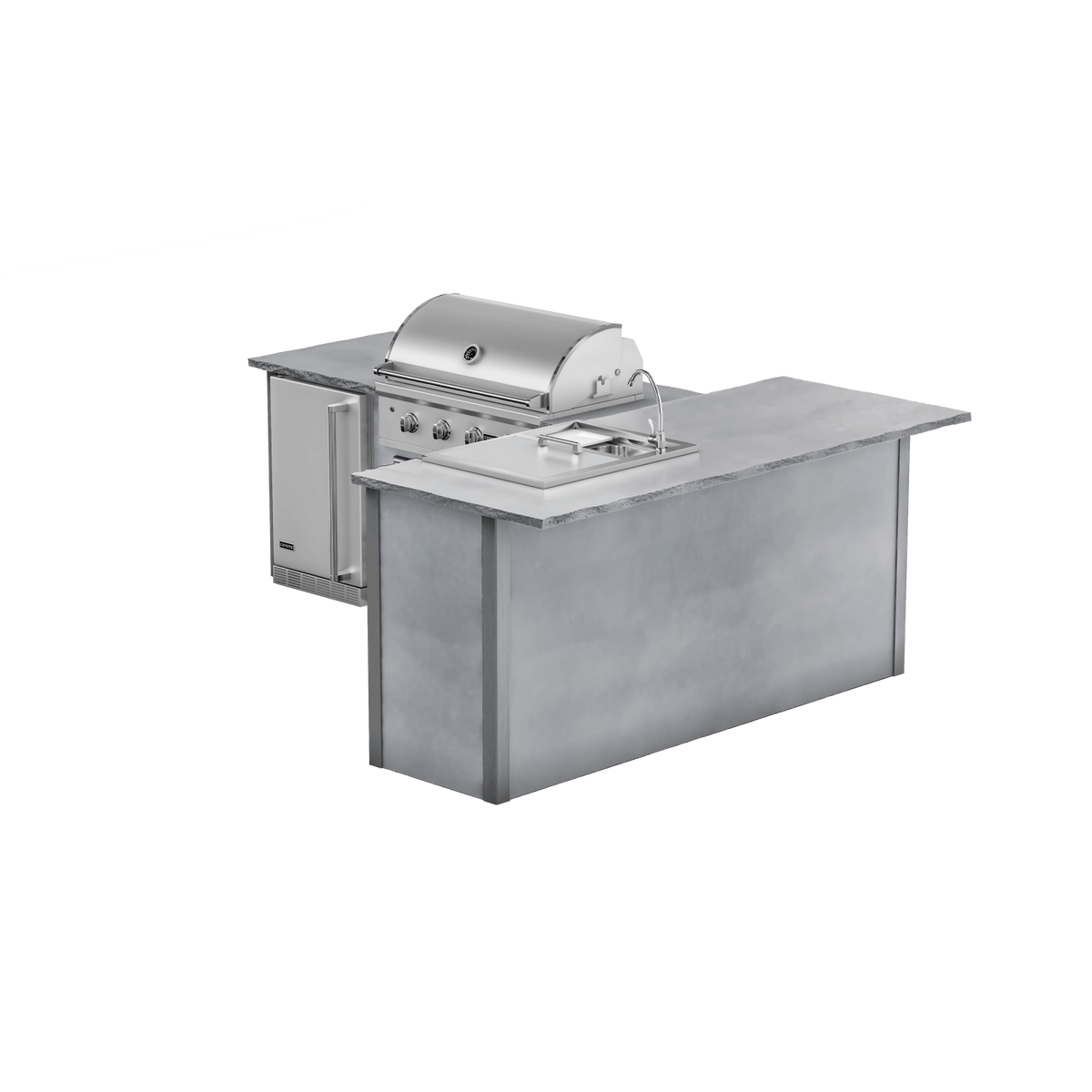 Modern Concrete Gray, Right