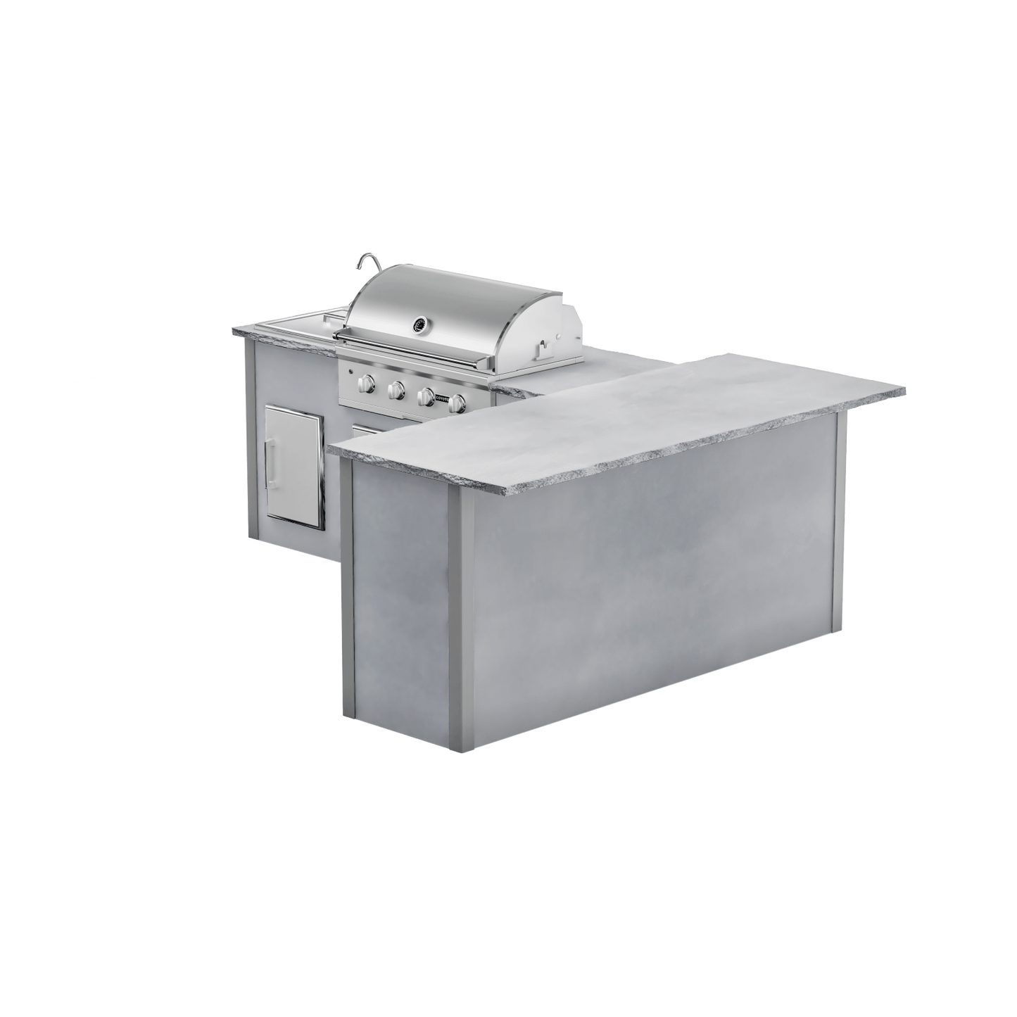 Modern Concrete Gray, Right