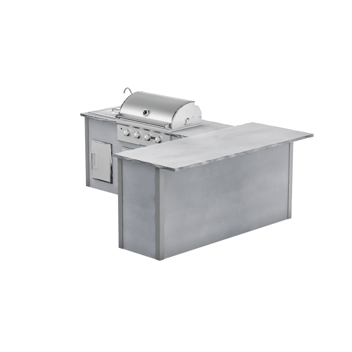 Modern Concrete Gray, Right