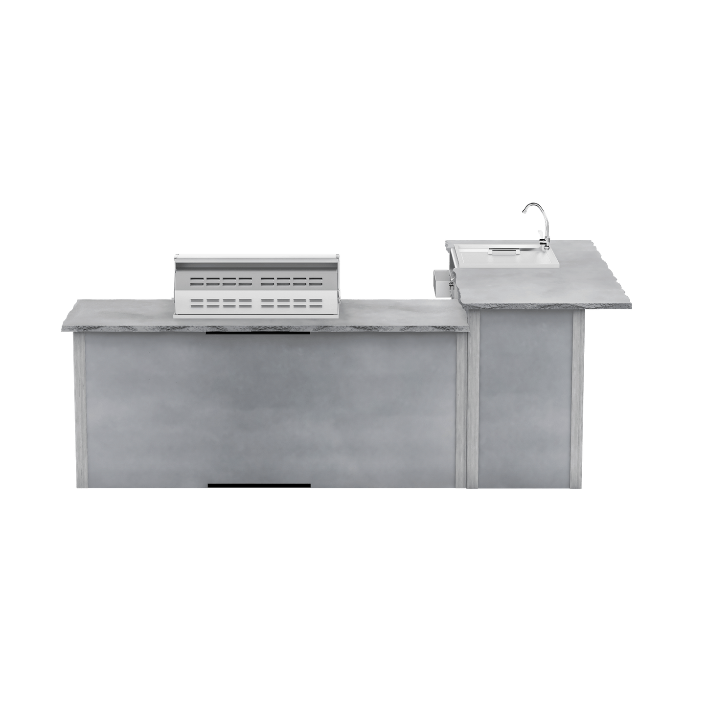 Modern Concrete Gray, Left