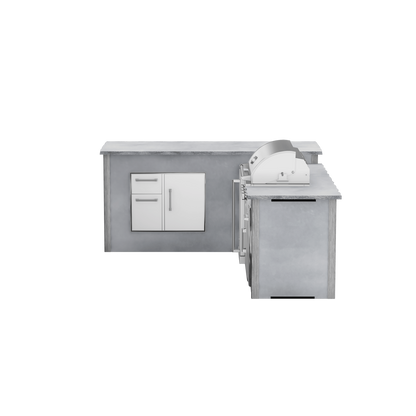 Modern Concrete Gray, Left