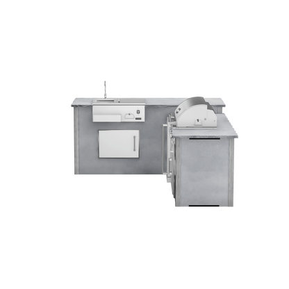 Modern Concrete Gray, Left