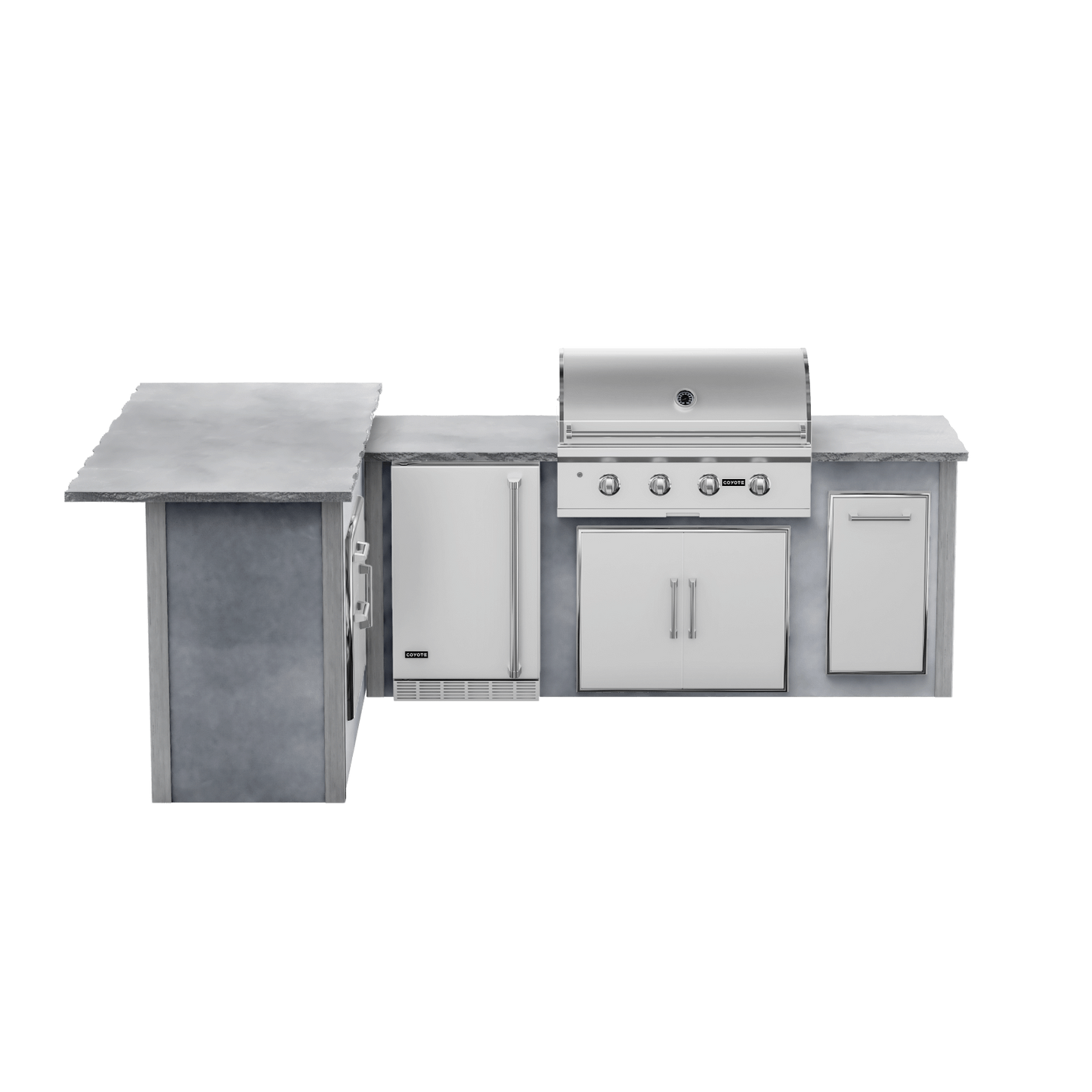 Modern Concrete Gray, Left