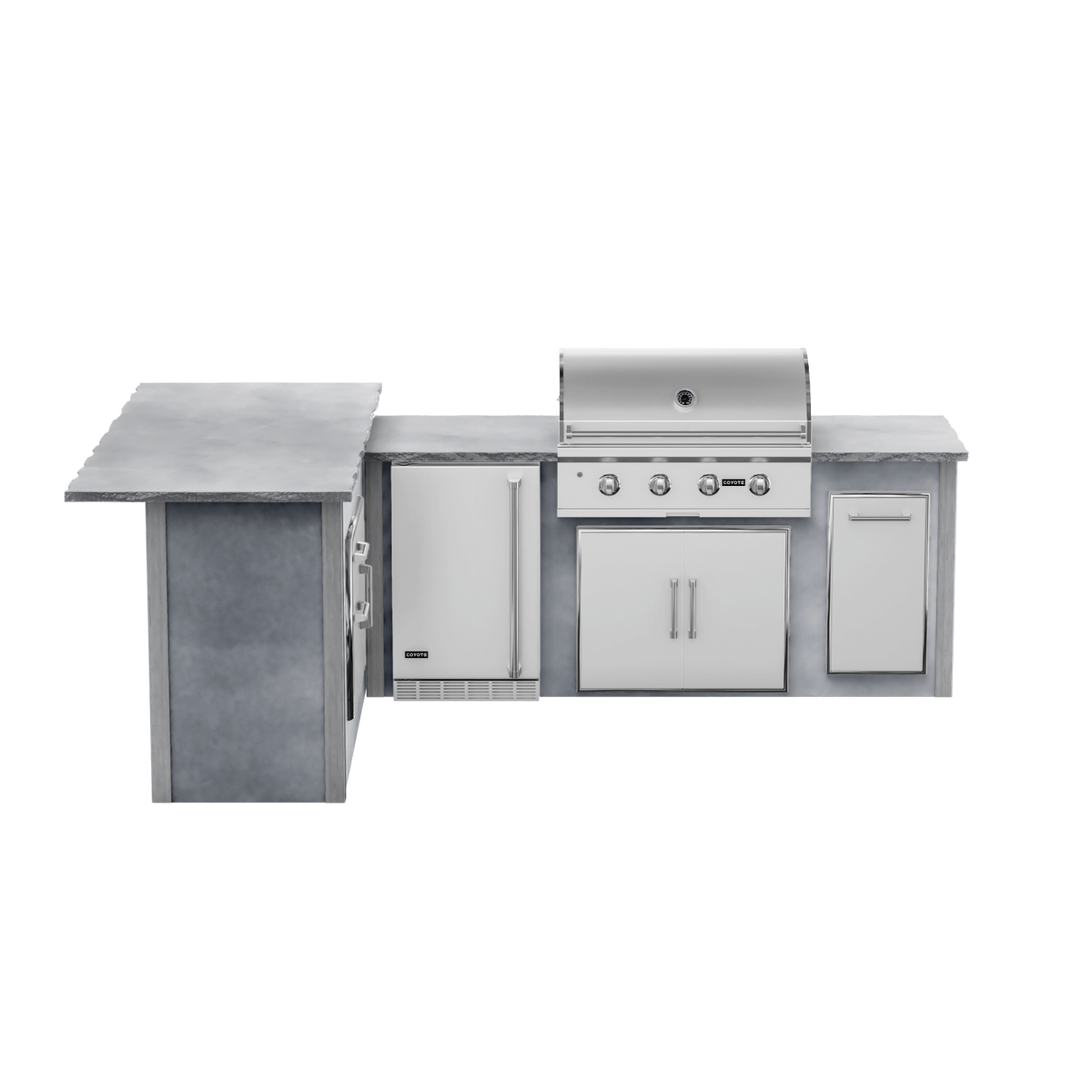 Modern Concrete Gray, Left