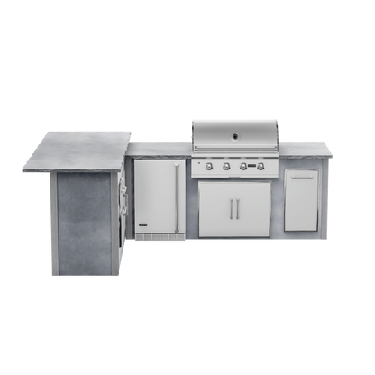 Modern Concrete Gray, Left