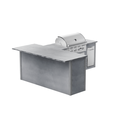 Modern Concrete Gray, Left