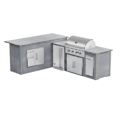 Modern Concrete Gray, Left