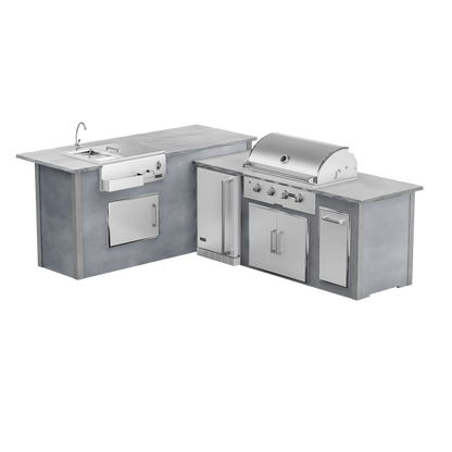 Modern Concrete Gray, Left