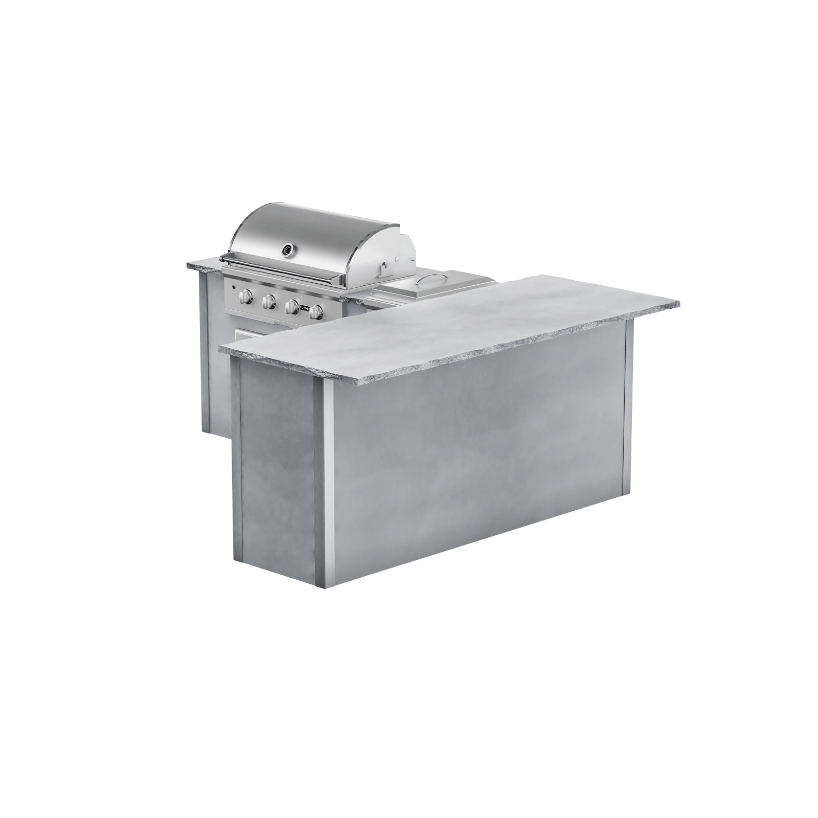 Modern Concrete Gray, Righ