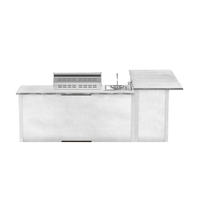 Modern Concrete White, Left