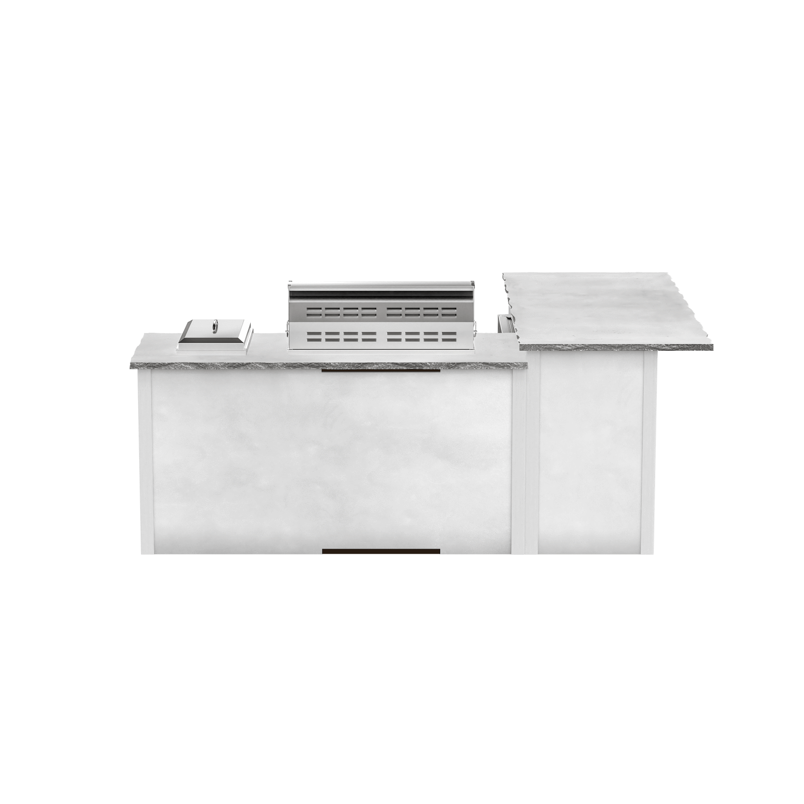 Modern Concrete White, Left
