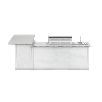 Modern Concrete White, Right