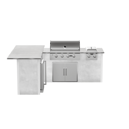 Modern Concrete White, Left