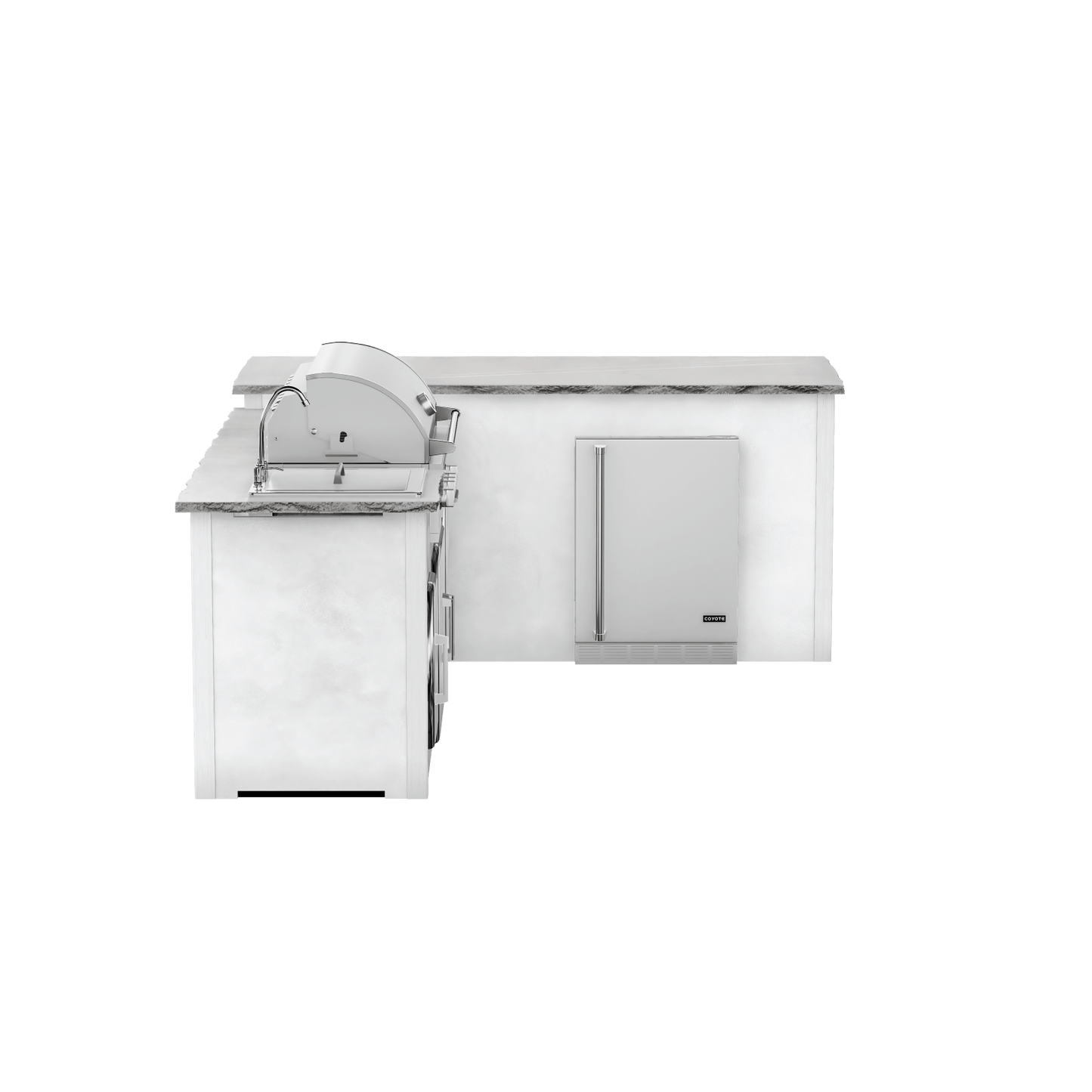 Modern Concrete White, Right