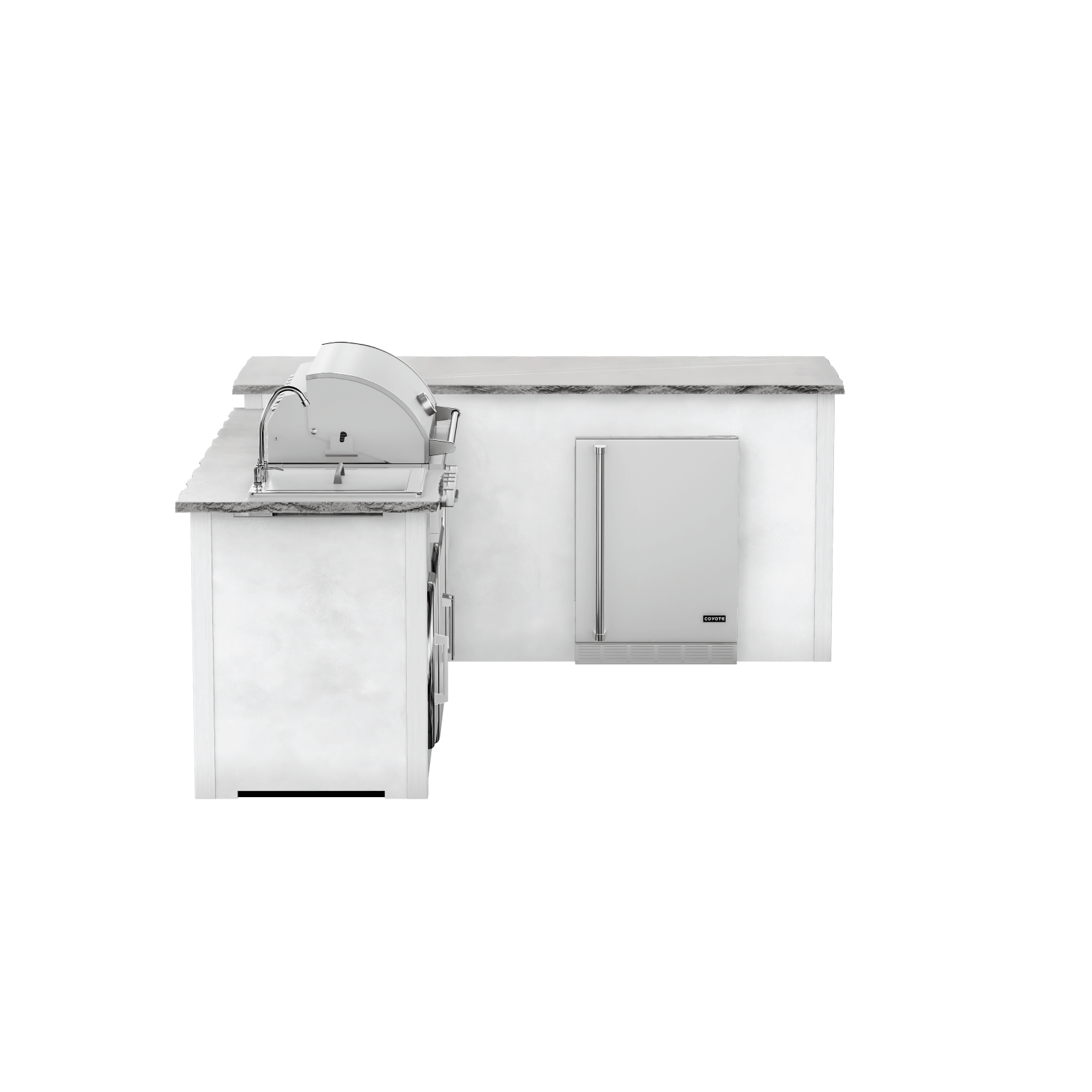 Modern Concrete White, Right