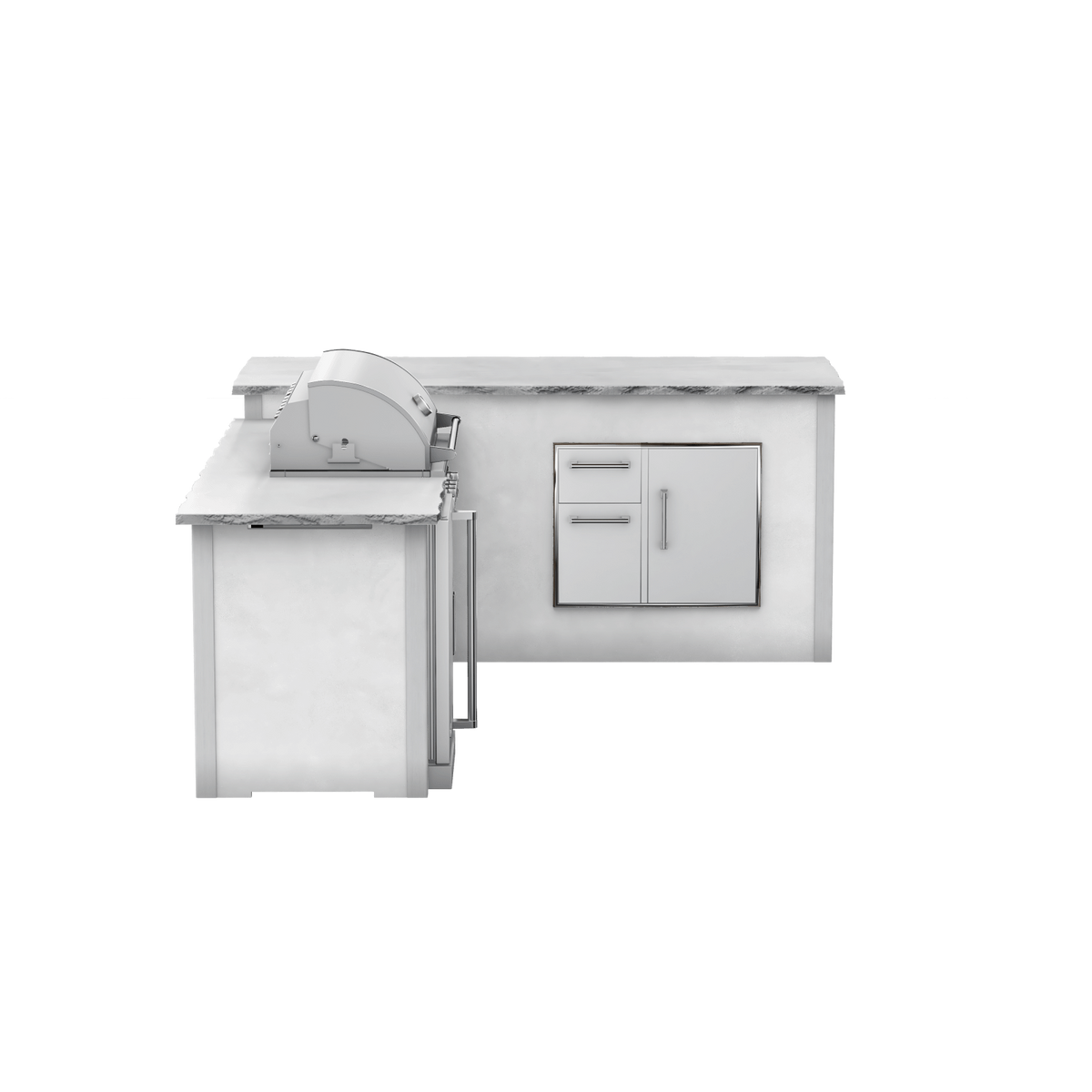 Modern Concrete White, Right