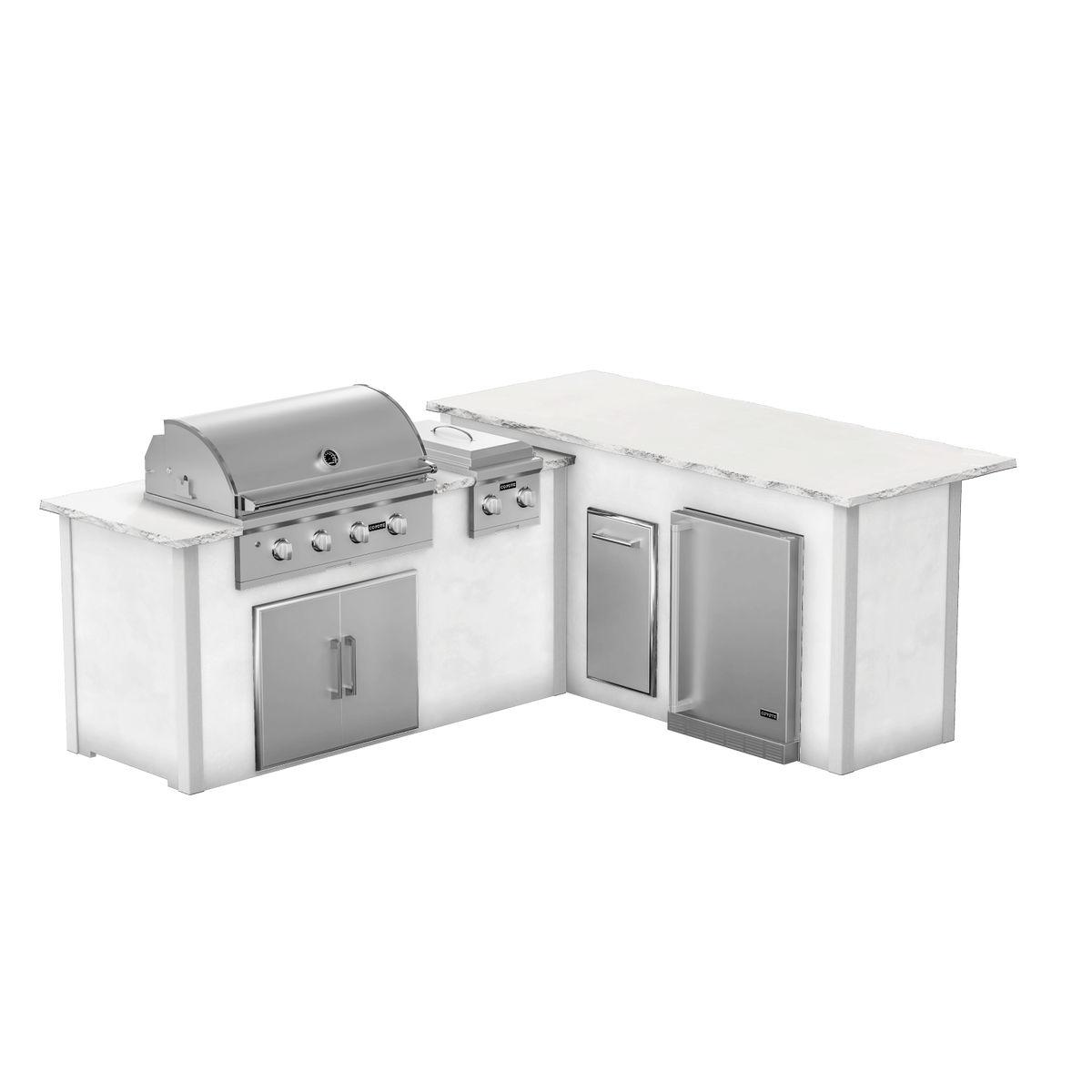 Modern Concrete White, Right