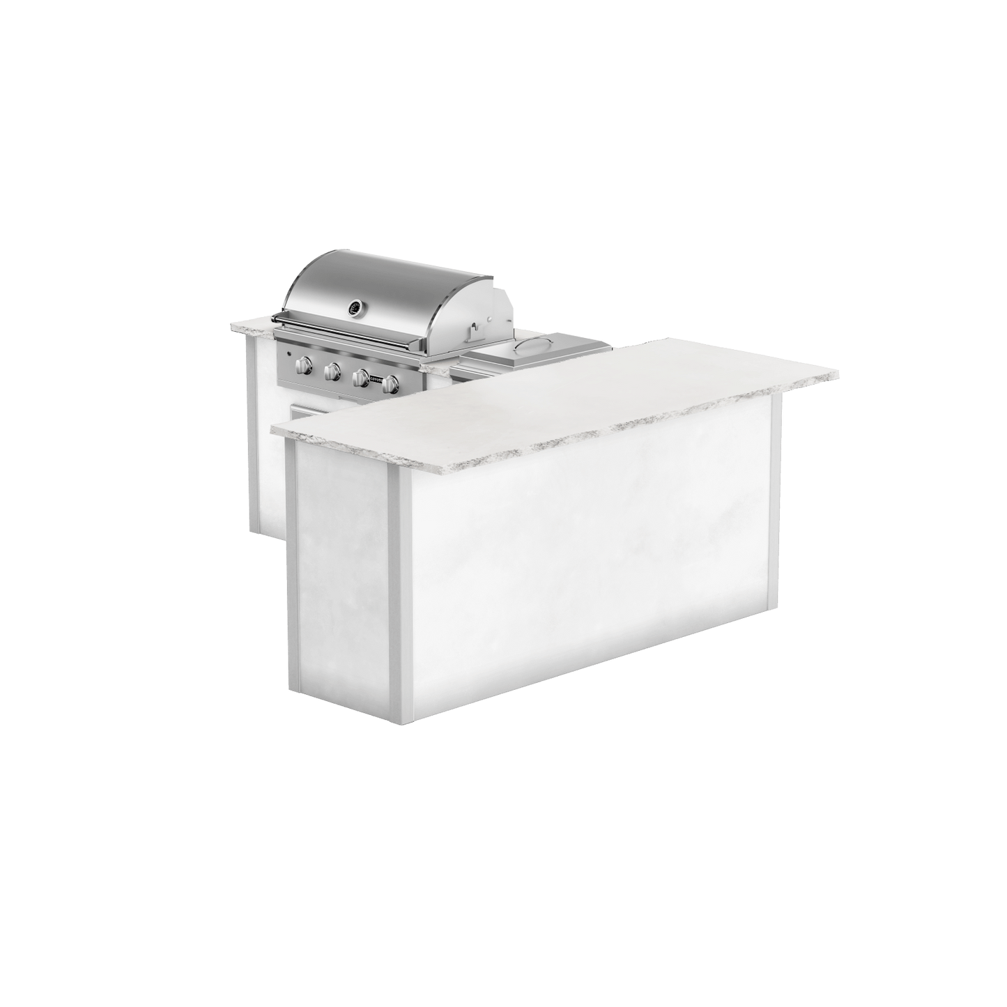 Modern Concrete White, Right