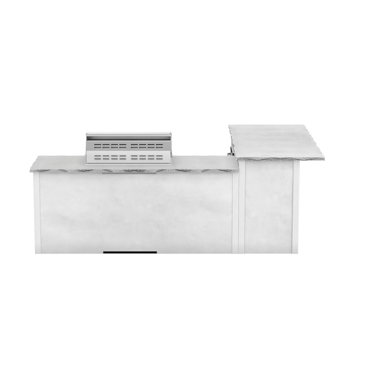 Modern Concrete White, Left