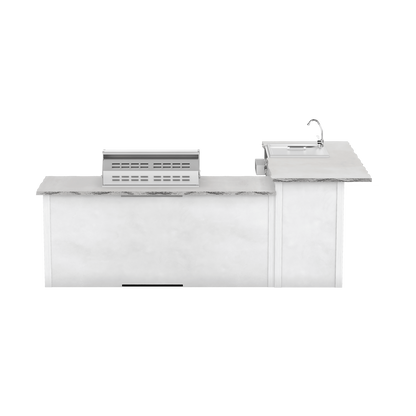Modern Concrete White, Left