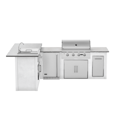 Modern Concrete White, Left