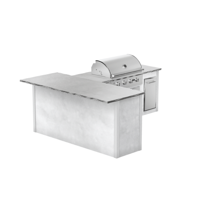 Modern Concrete White, Left