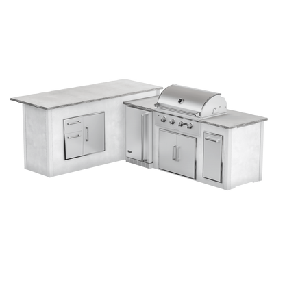 Modern Concrete White, Left