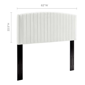 ModwayModway Rebecca Performance Velvet Full / Queen Headboard MOD-6141 MOD-6141-WHI- BetterPatio.com