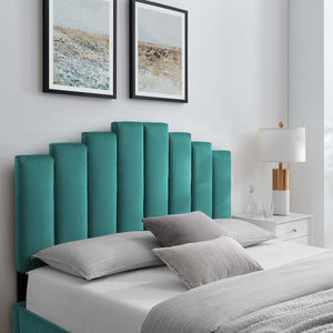 ModwayModway Noelle Performance Velvet King/California King Headboard MOD-6278 MOD-6278-TEA- BetterPatio.com