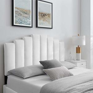 ModwayModway Noelle Performance Velvet King/California King Headboard MOD-6278 MOD-6278-WHI- BetterPatio.com