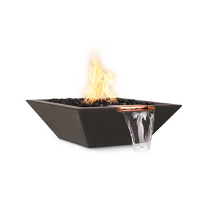 The Outdoor Plus 36" Maya GFRC Fire & Water Bowl